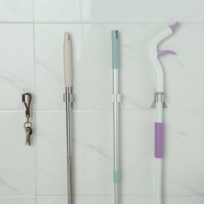 【笑臉造型】強力拖把掛架 - 無痕防水收納 商品圖片 1