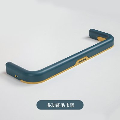 【可摺疊毛巾架】多功能架-黏貼雙桿壁掛架 商品圖片 5