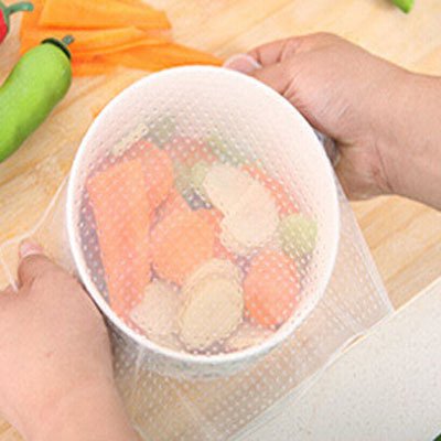 【食品級矽膠】環保保鮮膜 - 可重複密封保鮮蓋 商品圖片 2