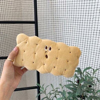 【餅乾造型】毛絨筆袋-夾心大容量文具袋 商品圖片 5