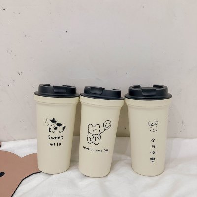 【手繪小熊】隨手杯-可愛創意飲料杯 商品圖片 1