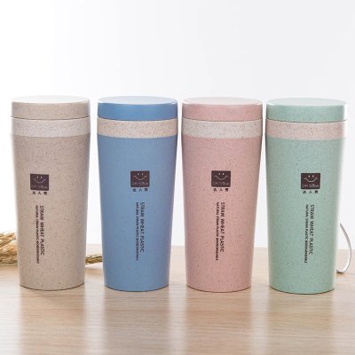 【小麥秸稈】雙層隔熱杯300ml - 環保無毒