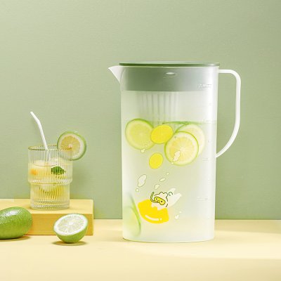 【多功能過濾壺】尖嘴冷水壺-質感泡茶檸檬水夏日壺 商品圖片 3