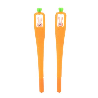 【兔子蘿蔔】造型中性筆-萌趣學生文具 商品圖片 3