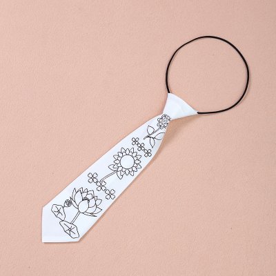 【空白帆布領帶】DIY材料包 - 父親節塗鴉禮物 商品圖片 5