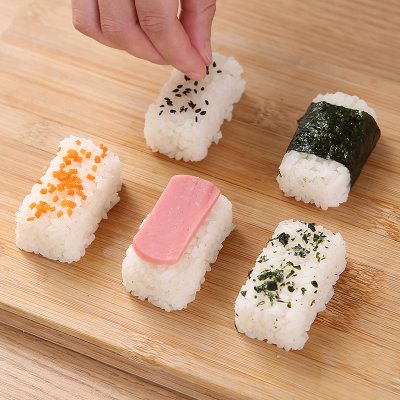 【DIY軍艦模】飯糰模型-創意五格壽司壓模工具 商品圖片 4