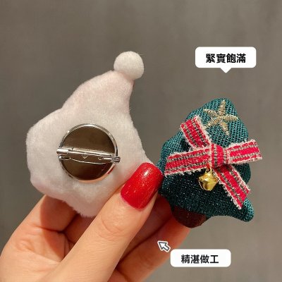 【立體聖誕胸針】多款造型別針-聖誕老人雪人 商品圖片 3