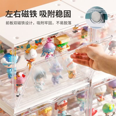 【磁吸三層】公仔展示盒 - 壓克力防塵架 商品圖片 3