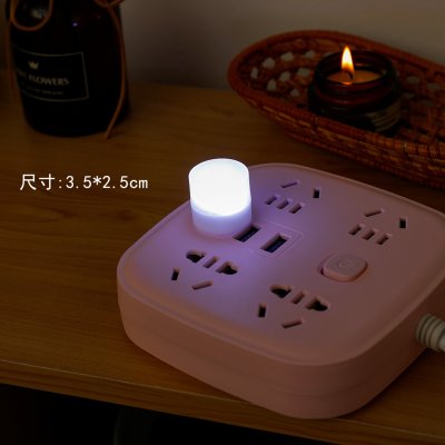【簡約USB夜燈】居家LED燈-多用途床頭護眼圓燈 商品圖片 6