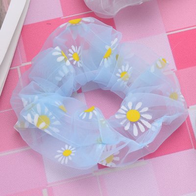 【雛菊碎花】透明大腸髮圈-小花馬尾髮飾 商品圖片 5