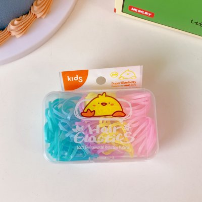 【彩色橡皮筋】盒裝皮筋-糖果色繽紛果凍色 商品圖片 5