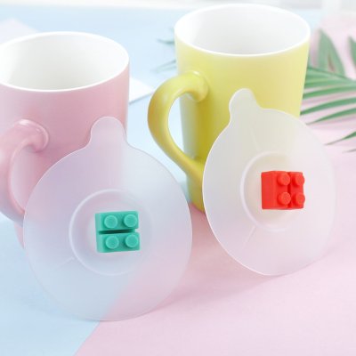 【積木造型】矽膠杯蓋 - 多用途防塵保溫 商品圖片 3