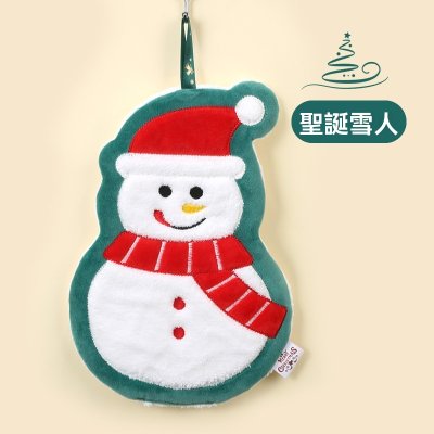 【聖誕造型擦手巾】實用禮物-聖誕樹雪人毛巾 商品圖片 8
