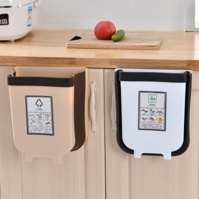 【伸縮折疊】掛式垃圾桶 - 廚房廚餘多功能收納桶 商品圖片 2