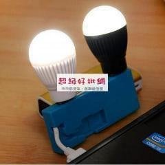 【USB供電】迷你LED燈泡 - 隨身照明小夜燈