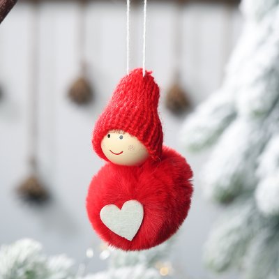 【毛絨可愛】聖誕雪人吊飾-聖誕樹裝飾精品 商品圖片 8