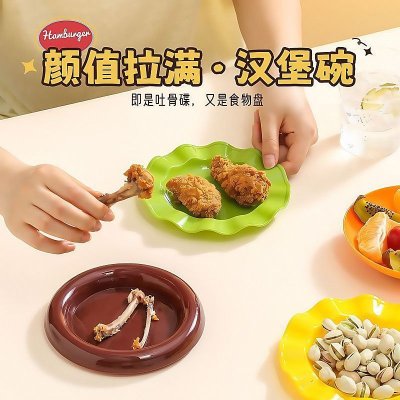 【漢堡造型】創意可愛造型盤 - 餐桌多用收納盤 商品圖片 2