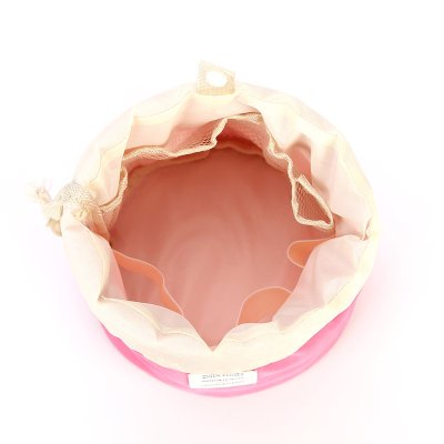 【圓筒絨布】束口化妝包 - 大容量便捷收納 商品圖片 3
