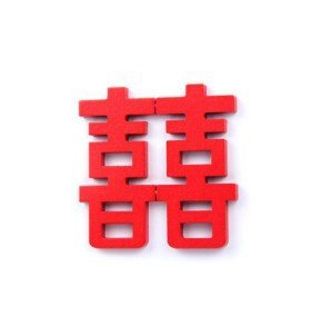 【木質春聯磁鐵】新年裝飾-吉祥紅字過年佈置 商品圖片 4