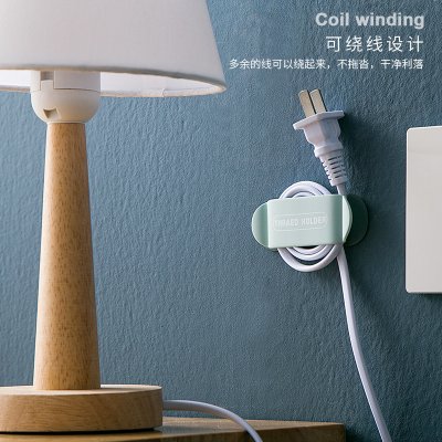 【壁掛式】插頭掛勾 - 電源線收納固定器 (4個) 商品圖片 2