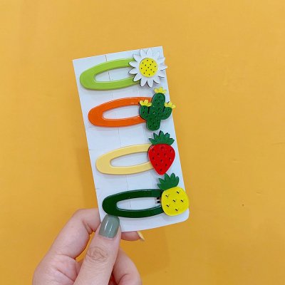【水果系列】壓克力透明髮夾-清新夏日風格 商品圖片 1