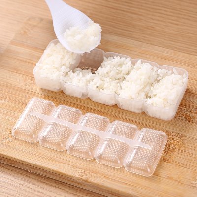 【DIY軍艦模】飯糰模型-創意五格壽司壓模工具 商品圖片 2