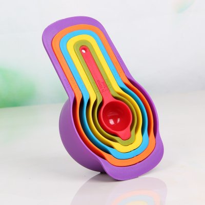【彩虹色系】量杯6件組 - 烘焙測量工具