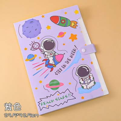 【太空人風琴夾】5格 - A4試卷分類收納 商品圖片 8
