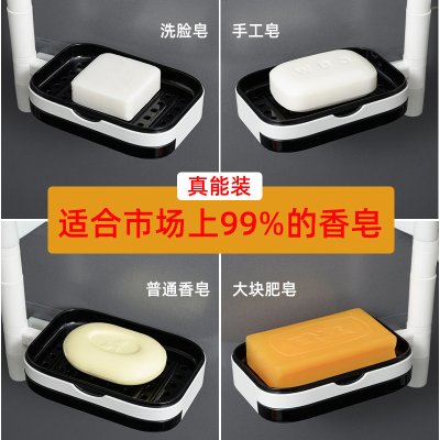 【創新旋轉盒】壁掛肥皂盒-抽屜瀝水香皂收納架 商品圖片 2