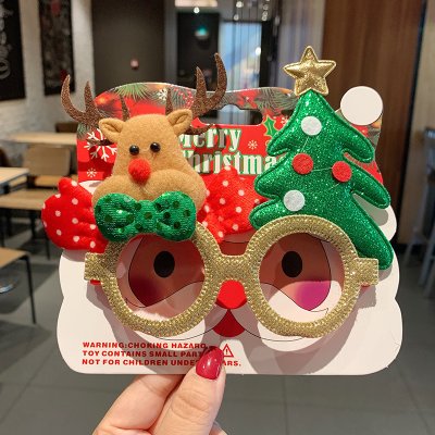 【聖誕造型眼鏡】創意裝飾眼鏡-麋鹿聖誕老人 商品圖片 4