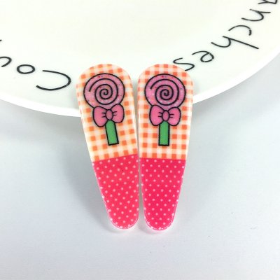 【卡通女孩】兒童BB夾 - 5cm髮夾批發 (1對) 商品圖片 2