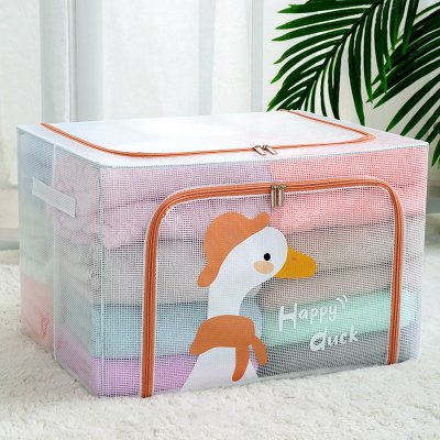 【鋼架收納箱】動物造型-大號摺疊搬家收納神器 商品圖片 6
