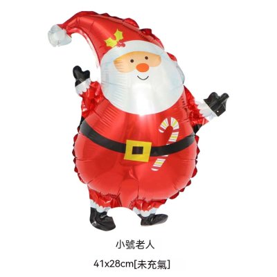 【聖誕鋁膜氣球】造型系列-聖誕老人樹雪人 商品圖片 3