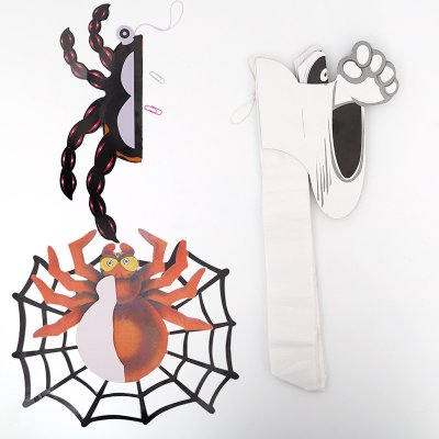 【蜂巢裝飾】萬聖節道具 - 幽靈蜘蛛紙質 商品圖片 5