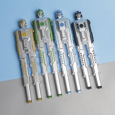 【變形機器人筆】造型中性筆-創意機器人黑筆 商品圖片 1