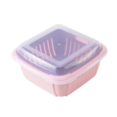 【雙層瀝水】保鮮籃-多功能洗菜盆 商品圖片 9