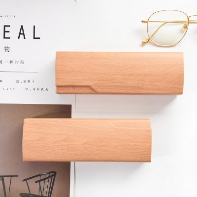 【木質復古】眼鏡盒 - 小清新文藝收納 商品圖片 1