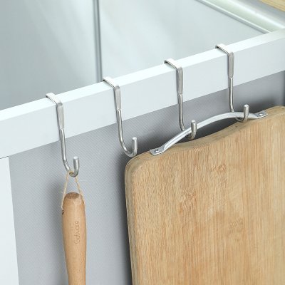 【一體成形】不鏽鋼雙勾掛勾 - 床邊櫥櫃多用途 商品圖片 4