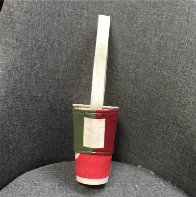 【撞色拼接】手搖杯提袋 - 摺疊環保杯套 商品圖片 9