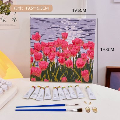 【DIY數字油畫】簡約手工-紓壓居家裝飾手繪畫 商品圖片 5