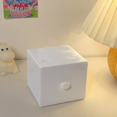【糖果色積木盒】收納盒-桌面抽屜雜物置物小盒 商品圖片 7