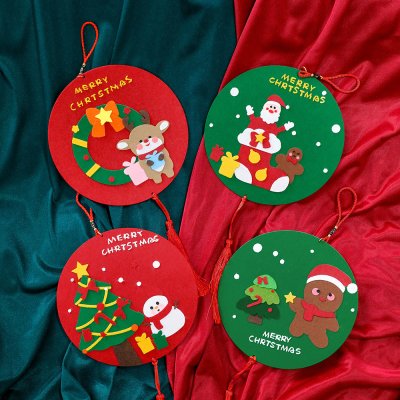 【聖誕動手做】DIY不織布聖誕節掛飾 小學禮品 美勞材料包 商品圖片 2