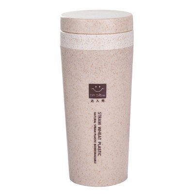 【小麥秸稈】雙層隔熱杯300ml - 環保無毒 商品圖片 7