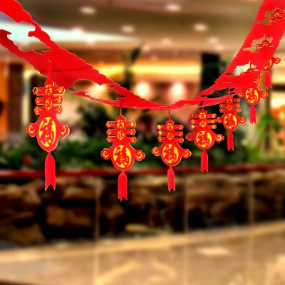 【毛氈福字拉旗】春字裝飾-新年吉祥掛飾 商品圖片 1