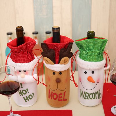 【聖誕限定】聖誕老人酒瓶袋 - 聖誕家居裝飾酒袋 商品圖片 3