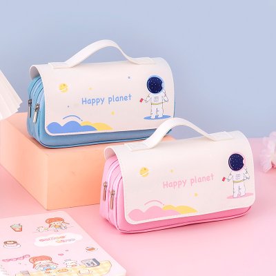 【太空人雙層】筆袋 - 大容量文具收納盒 商品圖片 2