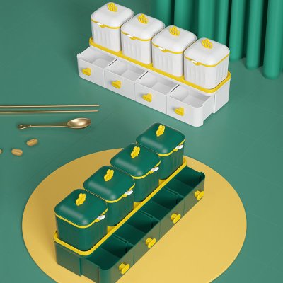 【廚房收納】多格調味罐收納盒組 - 分類調味料瓶整理盒 商品圖片 3