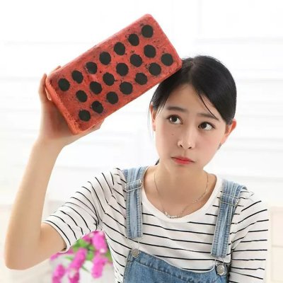 【創意空心磚】紅磚抱枕 - 仿真個性磚塊午睡枕 商品圖片 3