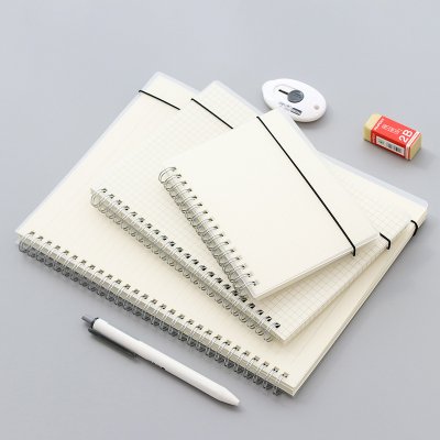 【質感文具】磨砂透明手帳線圈筆記本 - 多功能活頁記事本 商品圖片 3