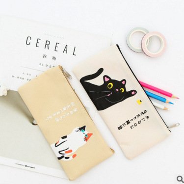 【貓咪牛津布】筆袋 - 客製彩色文具收納 商品圖片 1